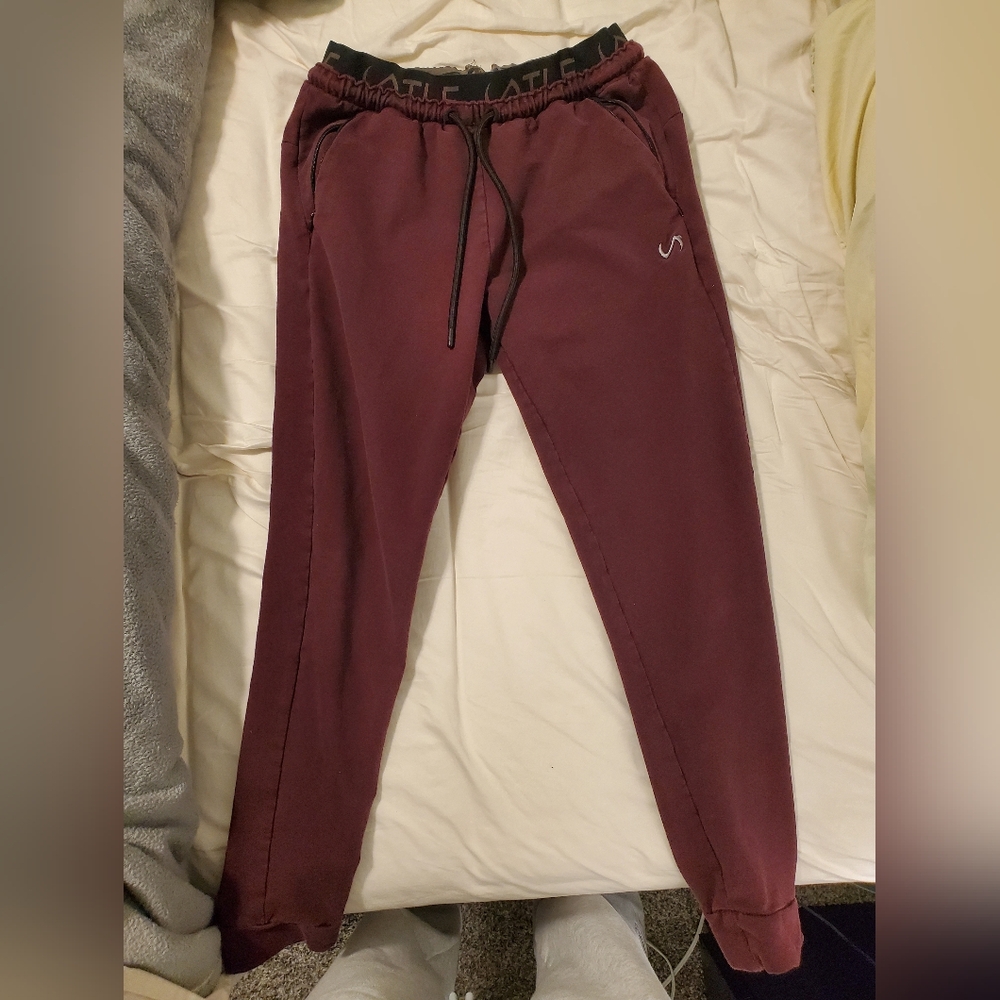 TLF Fitter Joggers, Maroon, Size M